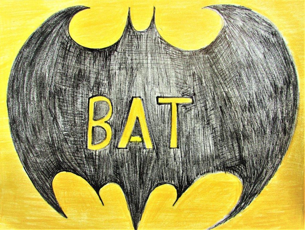 Batman Logo Drawings In Pencil